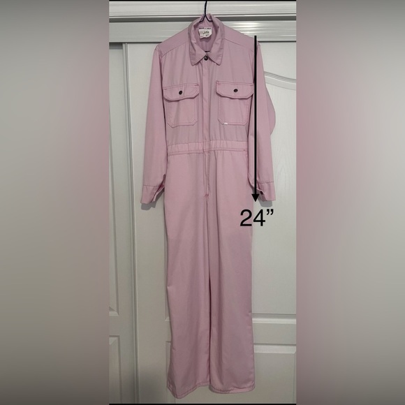 Pink Coveralls with Pockets - Picture 4 of 11